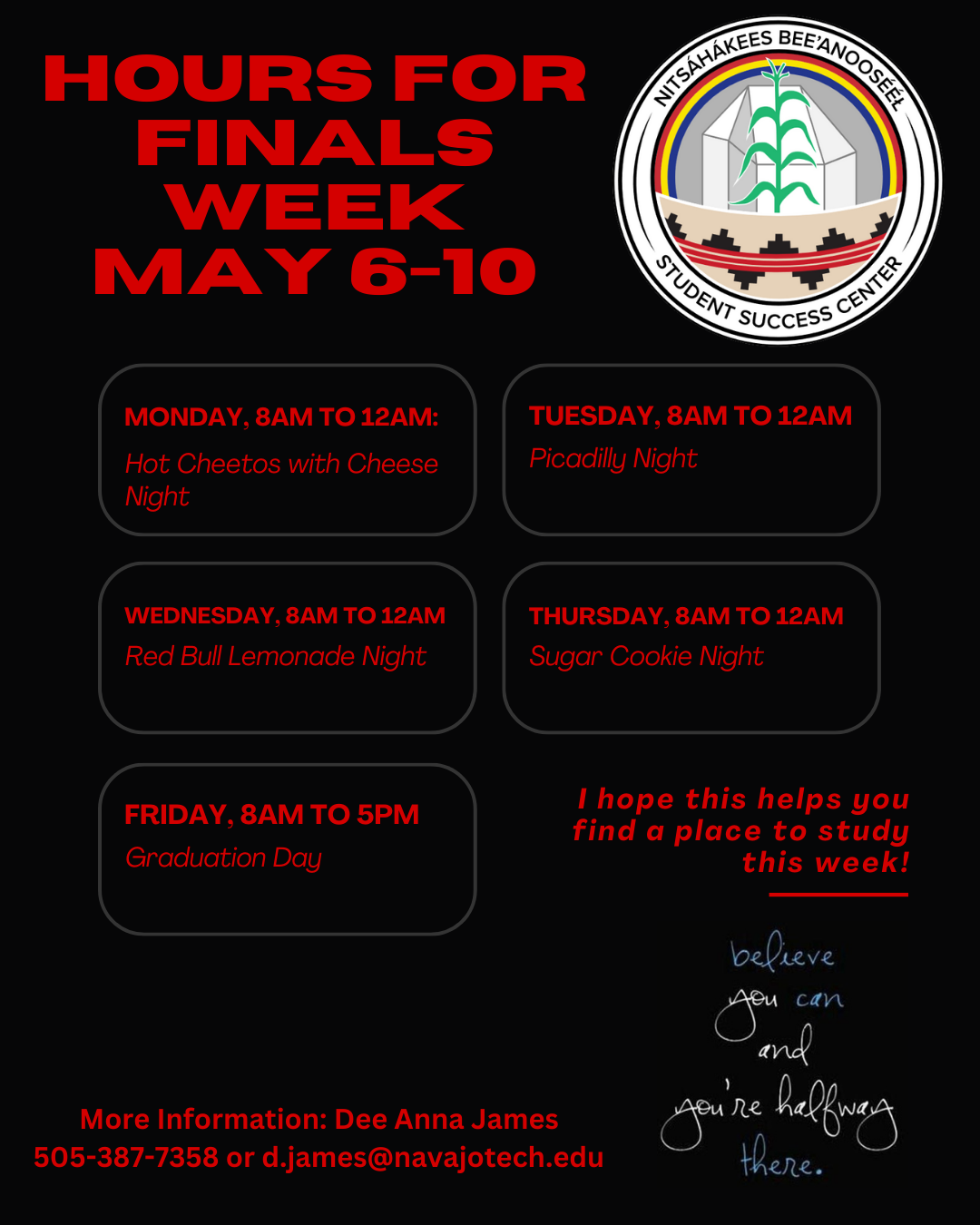 Finals Week Hours